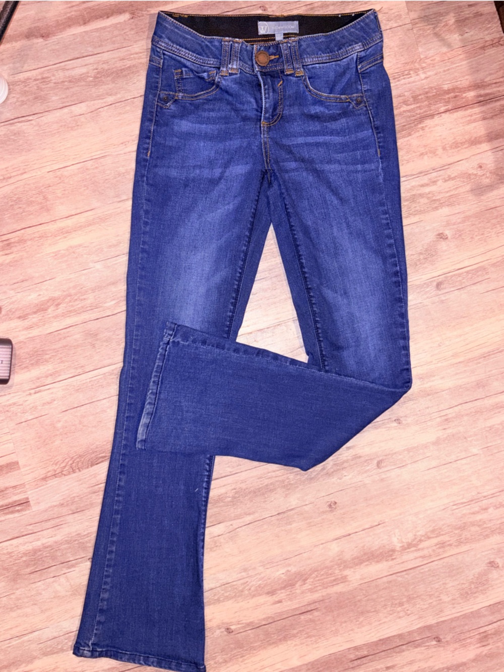 Wit & Wisdom Blue Boot Cut Stretch Jeans